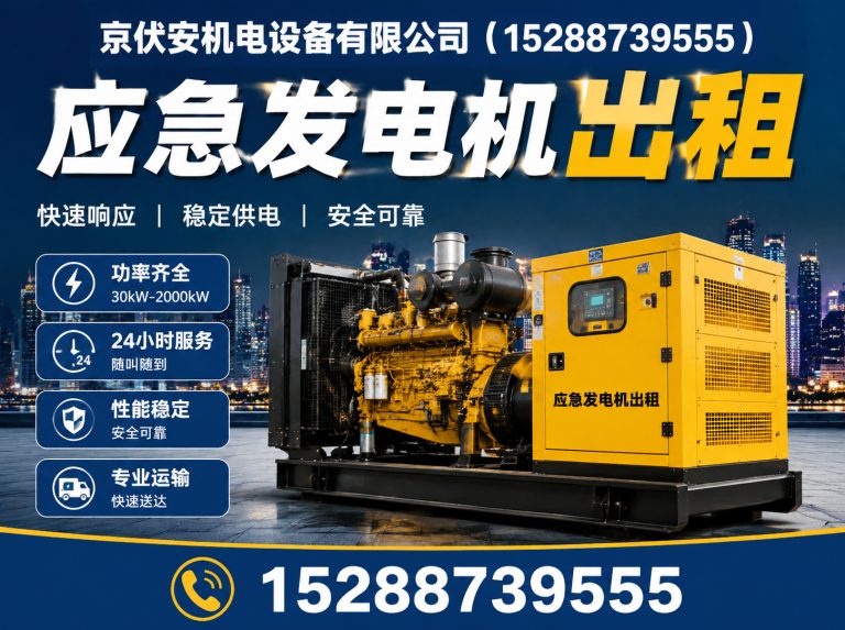 滨州发电车出租展示图