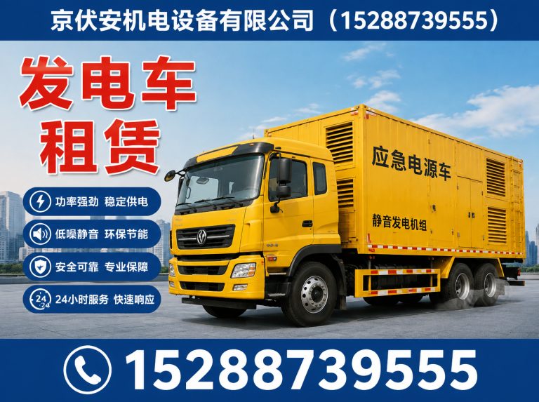 滨州发电机出租展示图